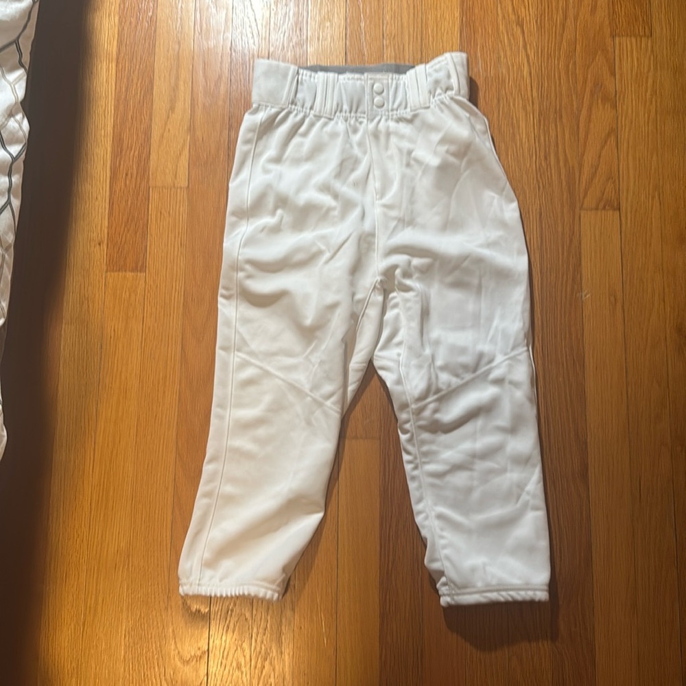 NWT Adidas Icon Pro Piped Knicker Baseball Pants in white size YL